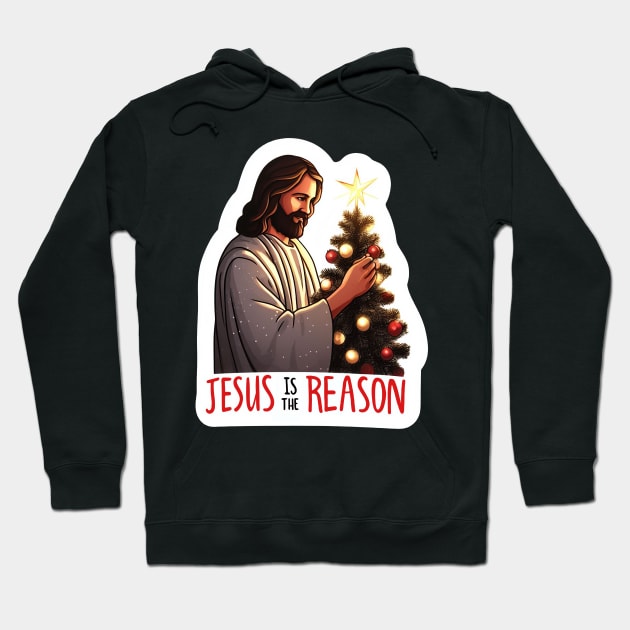 Jesus Is The Reason Hoodie by Plushism